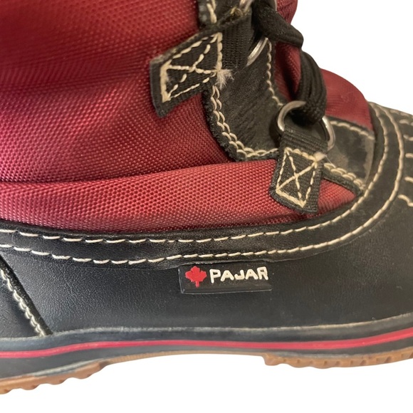 Pajar Red and Black Winter Boots - Picture 6 of 13